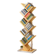 Shanshan wood art bookshelf floor-standing storage rack storage shelf creative steel wood multi-layer home student tree-shaped small bookcase