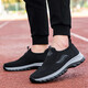 Astralfuß und Fuß lijianer alter Männer Sommer weicher Sohle nicht rutscher alter Peking-Stoffschuhe Ein-Fuß-Sport-Freizeitschuhe Leichte Mesh Dad Schuhe 9202 Schwarzer Männerstil 39