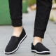 Viejos zapatos de algodón de algodón de invierno de Beijing para hombres con un padre de una pierna de margen de papa además de terciopelo zapatos de invierno cálidos zapatos de tela de algodón no deslizan zapatos de tela para hombres viejos zapatos estampados (zapatos individuales) talla 43 (se recomienda comprar una talla más grande)