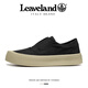 Leveland Maple Leaf Canvas-Schuhe Herrenschuhe Sommer Neu atmungsaktiv nicht rutschfreie Schuhe tragen resistente und hochgezogene einstufige faule Schuhe Herrenschwarz [Standard Lederschuhgröße] 40 (250 mm)