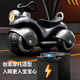 Holewa Children's Elektromotorrad Männer und Frauen Kinder aufladen Spielzeugauto Batteriewagen Baby-Dreiräder Sitze für Kinderauto Geschenke, Schwarz + Dual Drive + große Batterie