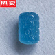 SNQP天然海蓝宝回纹珠桶珠 海蓝宝石路路通手串吊坠 diy饰品礼物 hh695