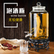 Shandetang sealed glass wine bottle with faucet wine container 10 Jin Jin equals 0.5 kg. Special bottle for brewing wine cans with red bayberry wine bottle 10 Jin Jin equals 0.5 kg. With gold stainless steel faucet + base