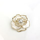 QUAMER Luxurious and atmospheric small fragrance style high-end rose exquisite women's brooch fixed clothes rose