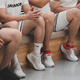 Nike (Nike) Herrenschuhe 2025 Neue Sommerquest 4 Low Top Light Casual Schuhe atmungsaktive gepolsterte Laufschuhe DA1105-100 White Red Quest 42