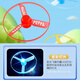 Haha Ball Peppa Kinderspielzeug Frisbee UFO Bambus Libelle rotierend leuchtend Gyro Outdoor Birthday Eröffnungsgeschenk
