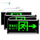 Gongma New National Standard Safety Exit Sign LED Fire Emergency Light Plug-in Emergency Evacuation Escape Channel Sign Light New National Standard Plug Type-Single-sided Safety Exit-