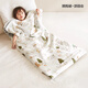 KUB children's anti-kick quilt, constant temperature sleeping quilt, autumn and winter style baby quilt, large children's sleeping bag, wool hug quilt, garden party, suitable room temperature 12-22, 70*130cm (recommended for 0-6 years old), about 1.4kg