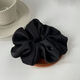 Xiao Panda high-end French Hepburn style black large intestine hair tie women's headband low ball head low ponytail hair accessory 2025 new style black Wang Churan's same style