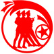 Igiftfire 1er août Jour de l'armée Patriotisme Positive Energy Florins Fleurs de papier de riz sculpté Paper Cut Products 4 [Double face Rice Red Paper] F826 Production A3 Spécifications [Envoyer 2 produits finis rouge]
