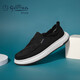 Jinlilai Clout Shoes Men's 2025 Новая осенняя повседневная ботинка дышащие однофутовые ботинки Canvas Men's Black 44