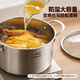 ASD small steamer soup pot uncoated 304 stainless steel thickened household kitchen multi-functional steamer cooking and stewing integrated pot thickened 304 stainless steel soup steamer 24cm
