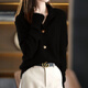 Xiu Shiyan's fashionable and fashionable sweater autumn and winter Korean women's clothing 2025 new temperament and age-reducing stand collar top loosely wear 9926 white skin S recommended 80-95Jin [Jin equals 0.5 kg]