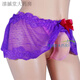 Young men's sexy Japanese large size lace thong men's sexy transparent skirt panties tempting transvestite gay g365 (white) one size