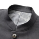 Qipai men's suit new style business casual simple stand collar young and middle-aged suit tunic 126JC70740 medium gray 46 B170/92B
