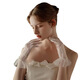 Vestido nupcial de Linong Guantes de boda Corea Corea Corea Short French French Simple Tul Transparente Exquisito Elegante Pearl Bee White