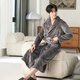 
Shercehman nightgown for boys winter flannel pajamas extended and larger men's bathrobe large size home clothes