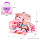 Dimanqi Fantasy Dress Up Doll Villa Bastón Bolso Girl Girl Princess Doll House Regalo de cumpleaños