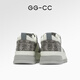 GG-CC [Phantom of Starlight] Nuevos zapatos de otoño zapatos de cuero de cuero genuino zapatos casuales para mujeres G24x9712 Gray 36