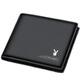
Playboy Playboy Wallet Men's Bag Genuine Leather Horizontal Short Youth Money Crock Layer Cowhide Multi-Card Card Wallet Men's Short Hardware Coffee Color