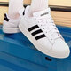 阿迪达斯 （adidas）Neo板鞋男鞋女鞋春季新款情侣运动鞋复古低帮休闲鞋 GW9195白色 37