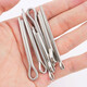 Bingyu bx-17 304 stainless steel cotter pin latch hairpin pin U-shaped pin GB91 steel pin 304 stainless steel cotter pin M2.5*40 (200 pieces)
