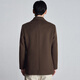 Good news bird lapel short wool coat men's business casual straight woolen coat KEBS243012U mocha brown 50