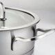 Zwilling German ZW-C128 double-layer thickened stainless steel double-eared deep-burning pot stew pot soup pot steamer wok non-stick pot Zwilling ZW-C131 24cm deep-burning pot
