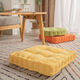 Yingzhu'er seat cushion thickened chair chair cushion soft butt cushion buttocks four seasons office sedentary soft cushion student classroom thick seat cushion green grass 40*40cm square thick about 8 miles