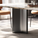 
Gaode Meiju New Pearl Italian Rock Table New Pearl 2025 new high-end minimalist dining table modern dining table chair combination 160*80 (New Pearl)+CY-724*4