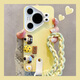 
North Tech Master Dogs are suitable for Huawei Pura70pro mobile phone case new high-end three-dimensional cartoon case pura70Pro + with lanyard mate60Pro protective case P60 women's model white frame - yellow bottom three-dimensional master Dog + [Skin buckle] Huawei Pura 70 Pro