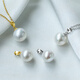Pearl Queen domestic product 18K gold Edison pearl pendant strong luster necklace clavicle chain birthday gift for women