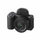 Sony (SONY) ZV-E10II E10 second generation APS-C format mirrorless camera, creative appearance filter, precise focus, compact and lightweight ZV-E10M2, black set, free 128G card + leather case + shoulder bag + holder + screen protector, official standard configuration