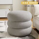 Cangjin cream style makeup stool home dressing table stool girls bedroom simple pouf internet celebrity round stool manicure chair chair off-white 35*40 four-layer dressing stool recommended model