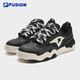 FILA FUSION Fila Fashion Brand Men's Shoes KICK Professional Skateboard Shoes 2025 Spring and Summer Wavy Sole Shoes