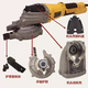 
Tiecheng handheld cold cut saw accessories 1030AC1050 brushless accessories guard rotor stator pressure plate driving accessories Tiecheng cold cut saw lithium battery (including charger)