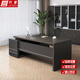 Gong Xingtang Desk Boss Desk Office Modern Simple Office Furniture Single Executive Desk President Manager Supervisor Desk 1.4 Meter Table Red Walnut + Iron Gray