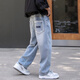Dream Bonnie Boys Summer Thin Thin Jeans Medium Большие детские брюки 2025 Новые летние детские прямые брюки.