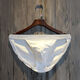 Men's pure cotton thong mid-waist open side sexy close-fitting U convex bag simple solid color European and American style large size shorts bs open side black and white gray M80-99Jin Jin is equal to 0.5 kg