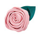 WOUG handmade fabric silk rose brooch Korean style fashion high-end corsage brooch summer lining silk rose