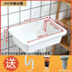 Ji Litian custom-made kitchen ceramic dish basin old-fashioned rectangular household water bucket dishwashing sink balcony single-slot outdoor laundry 50 cm long 35 cm wide (with old-fashioned sink under