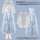 ZiLuolan French dress for women 2025 summer new style set sunscreen shirt top with slim suspender skirt M675 blue shirt + blue dress Two-piece set M Recommended 80-100Jin [Jin equals 0.5 kg]