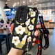 
Zhiyuxi Honor 70 Mobile Case 829 Flowers Flowers Flowers [Cross-body wristband lanyard black] CF1096 Honor 30