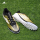 Adidas Kinderfußballschuhe F50 Mittelklasse TF Broken Nails League TF J Jugendeinstimmungs-Sneaker atmungsaktiv und weastresistent schwarz Gold Sonderausgabe Ig9277 38