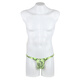 Kang Mengdi sexy underwear men's bed sexy temptation large size gay special thong hot open crotch sexy free to take off MP231 green 2XL (recommended 161-180Jin Jin equals 0.5 kg)