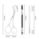 Sharp Japanese eyebrow trimming knife for women and men, eyebrow trimming scissors, eyebrow brush set, eyebrow trimmer, anti-scratch