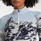 Perfekter Moment Frauen Jacquard Halb Reißverschluss Ski Top P00988683 Beige L CN 175/96