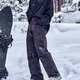 AWKA ski pants for women men’s ski pants waterproof windproof winter veneer 2024 new professional 3l milky white BZK47 XS