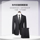 SHANSHAN Shanshan suit men's business casual four-season anti-wrinkle wear-resistant flat lapel suit daily commuting clothes gray 52 /185