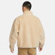 Nike (NIKE) jacket men's clothing 2025 Spring CNY Dragon Year limited new three-hook imitation lamb standing collar sports casual clothing FZ6194-126 milk tea color M